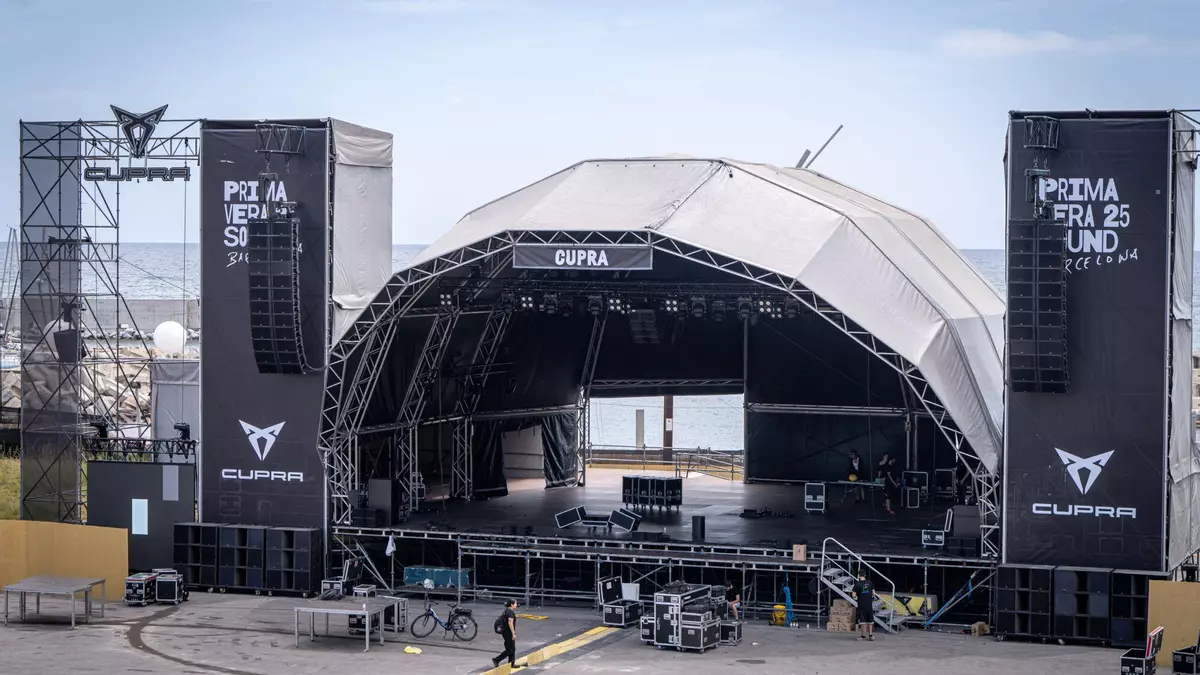 El Primavera Sound, un gigante a punto: 7.300 trabajadores, 22 escenarios y previsión de 290.000 asistentes