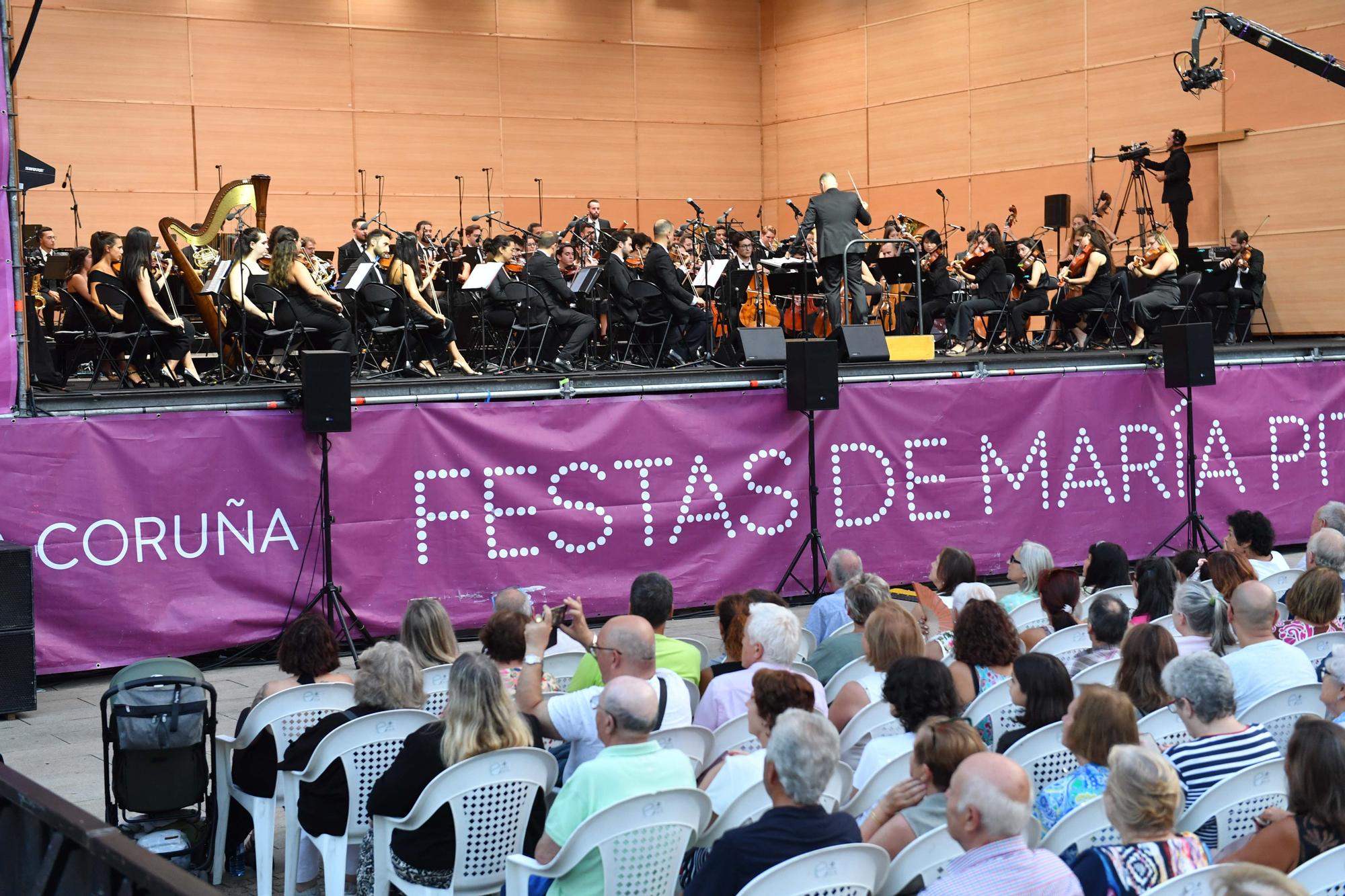 Concierto de Orquesta Gaos en la Semana Clásica de las Fiestas de María Pita
