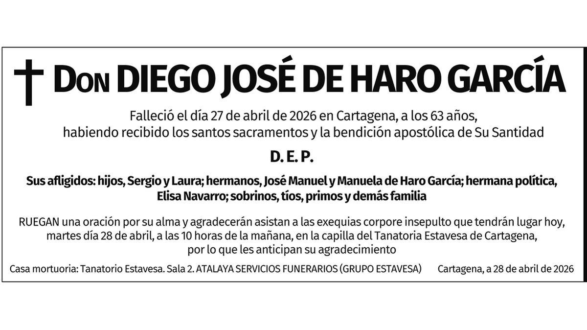 D. Diego José de Haro García