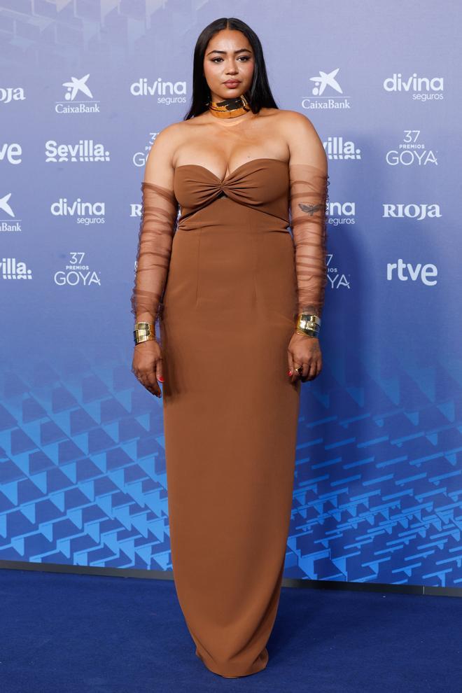 Berta Vázquez en los premios Goya