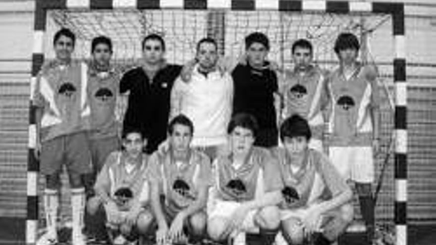 Equipo cadete de fútbol sala de Alcántara