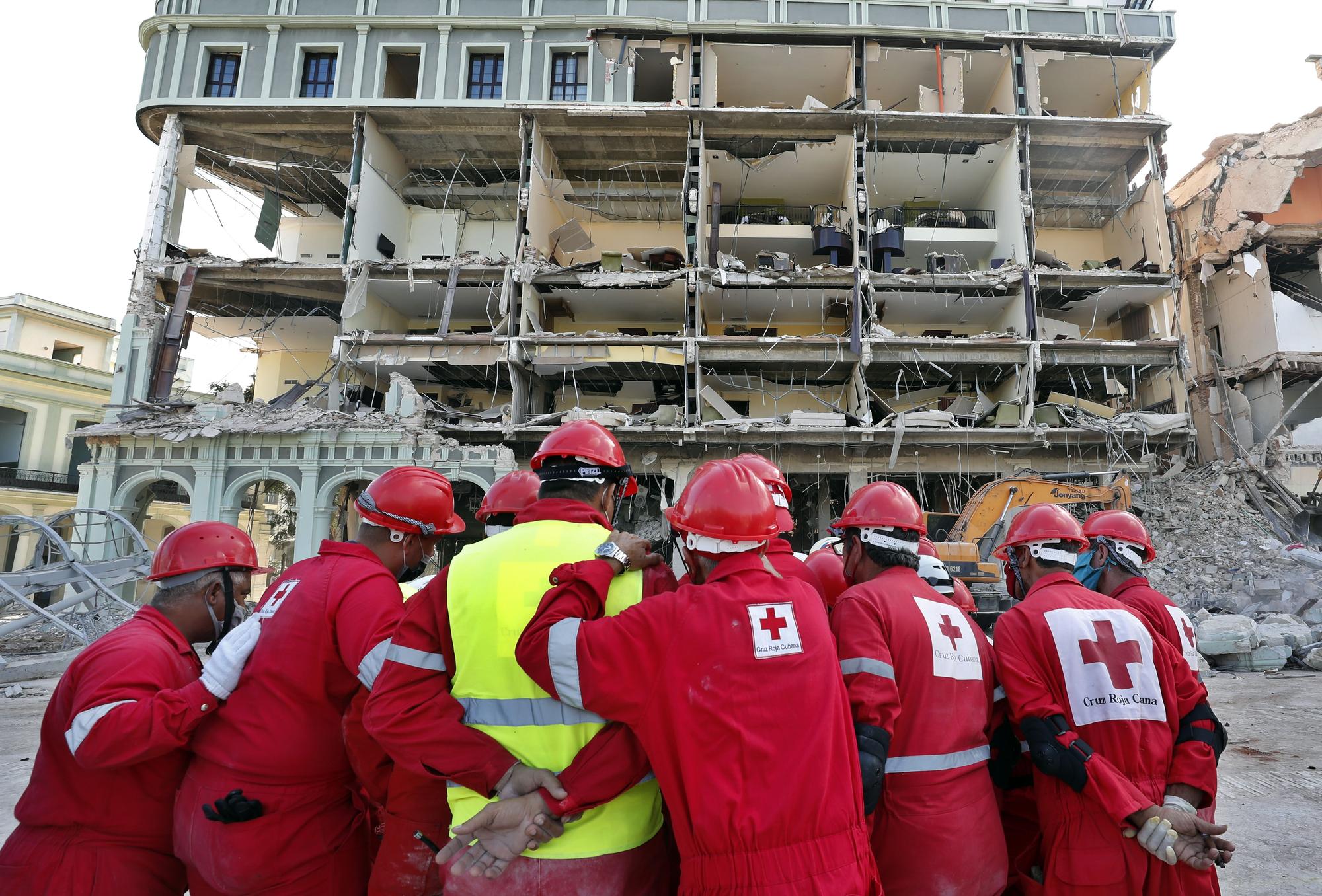 Así quedó el Hotel Saratoga tras la explosión de La Habana