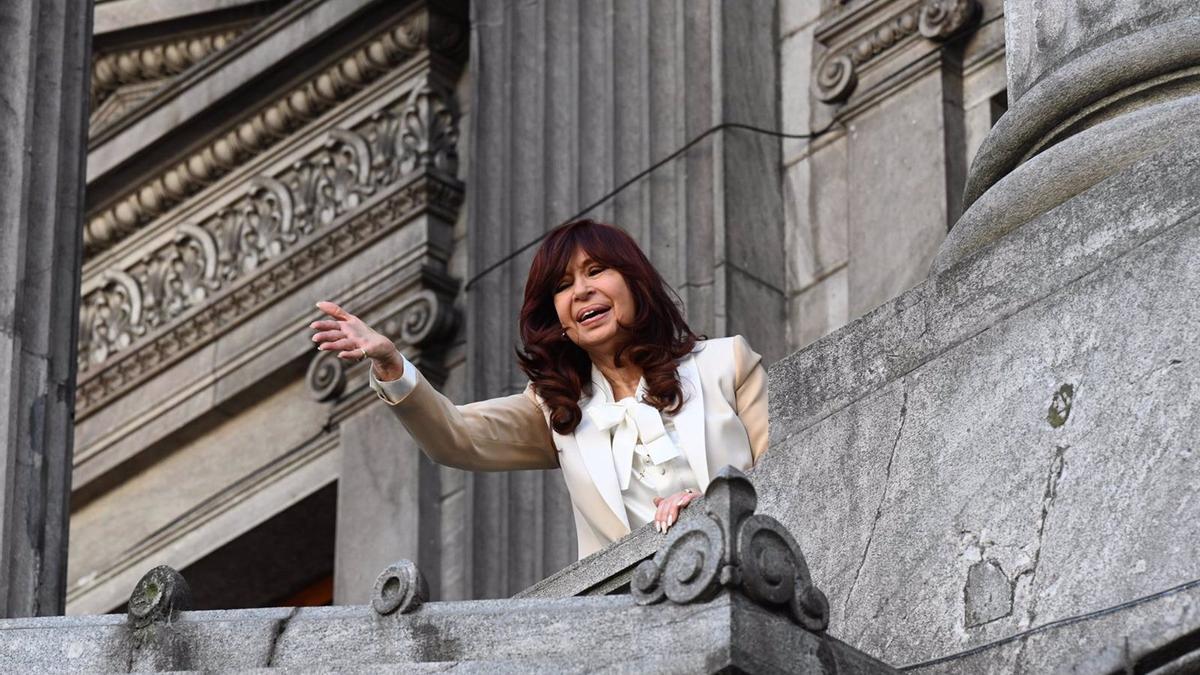 La vicepresidenta argentina, Cristina Fernández de Kirchner.