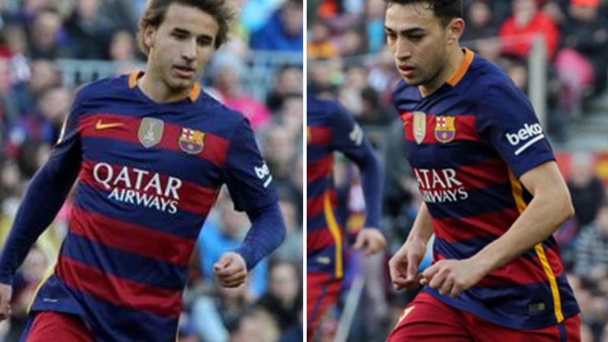 Sergi Samper y Munir el Haddadi esperan ser piezas importantes para el Barça 2016/17 de Luis Enrique