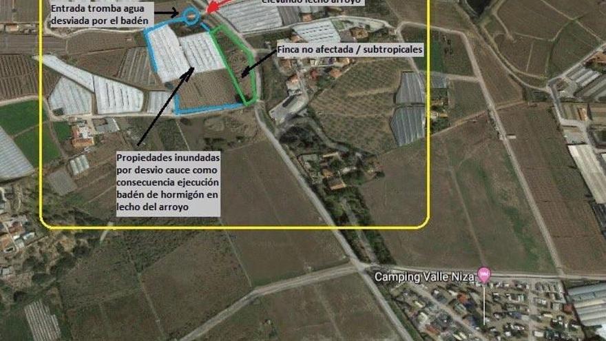 El grupo municipal de IU facilitó ayer documentación gráfica sobre los destrozos en Valle-Niza