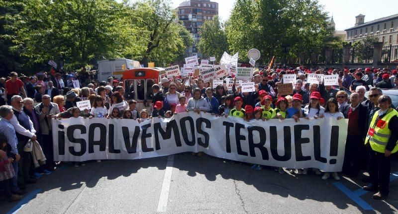 Manifestación: 'Salvemos Teruel'