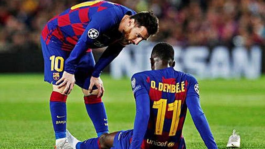 Dembélé ha patit més d&#039;una lesió aquesta temporada.