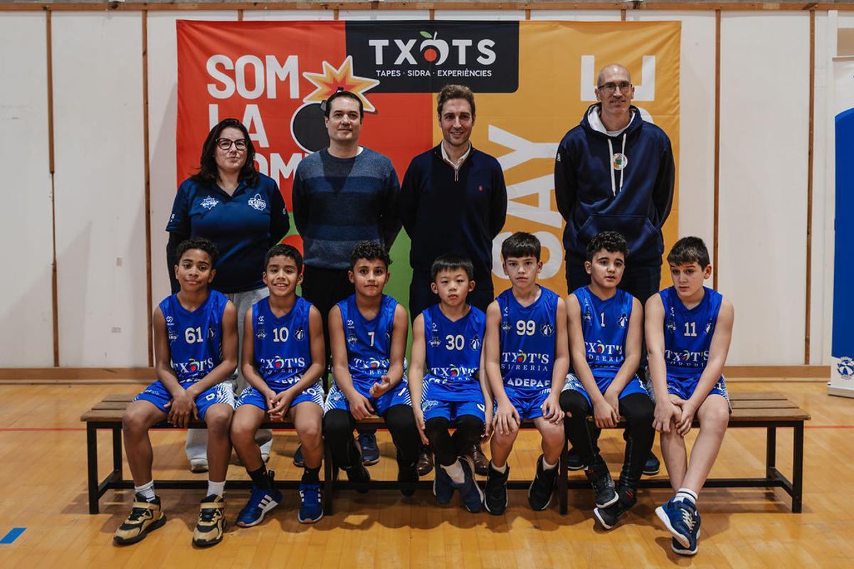 L'equip U10 Txots del Club Bàsquet Adepaf 2025/2026