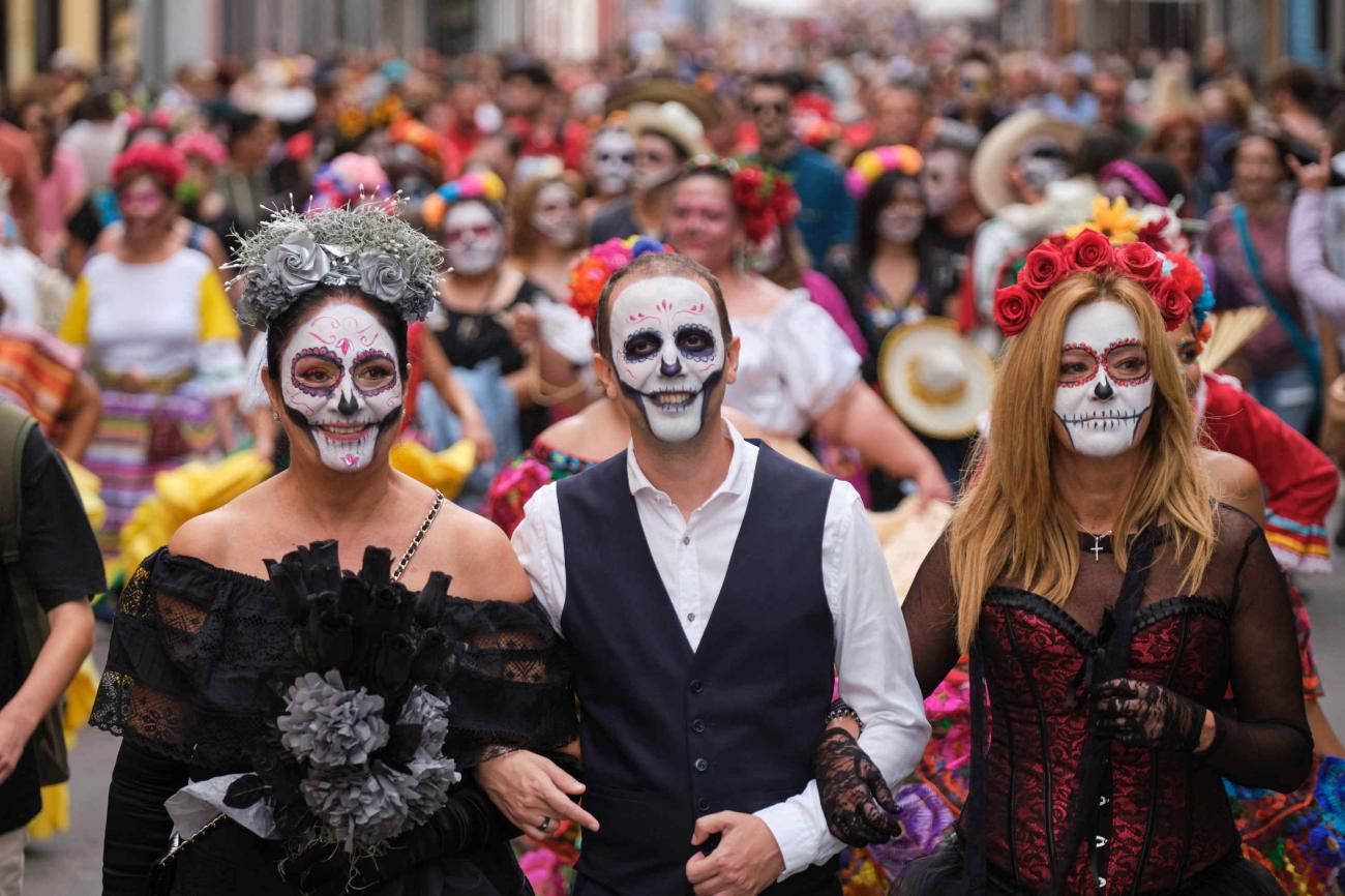 Desfile de catrinas en La Laguna