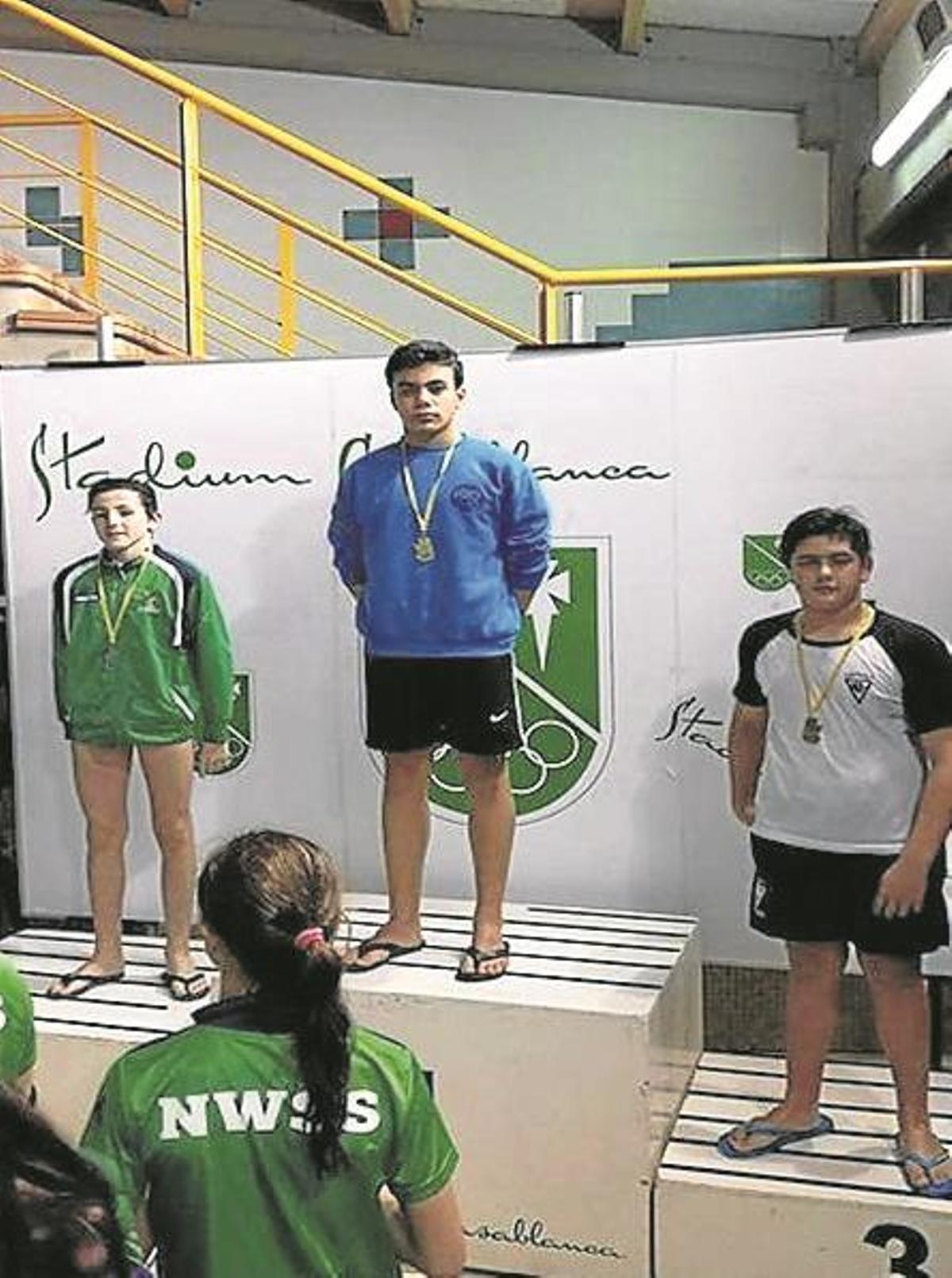 Neizan Gómez logra tres oros en el campeonato de Aragón