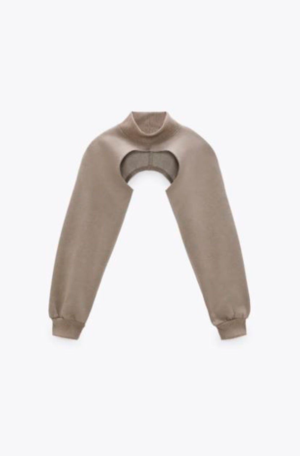 Sudadera manguitos de Zara (precio: 17,95 euros)