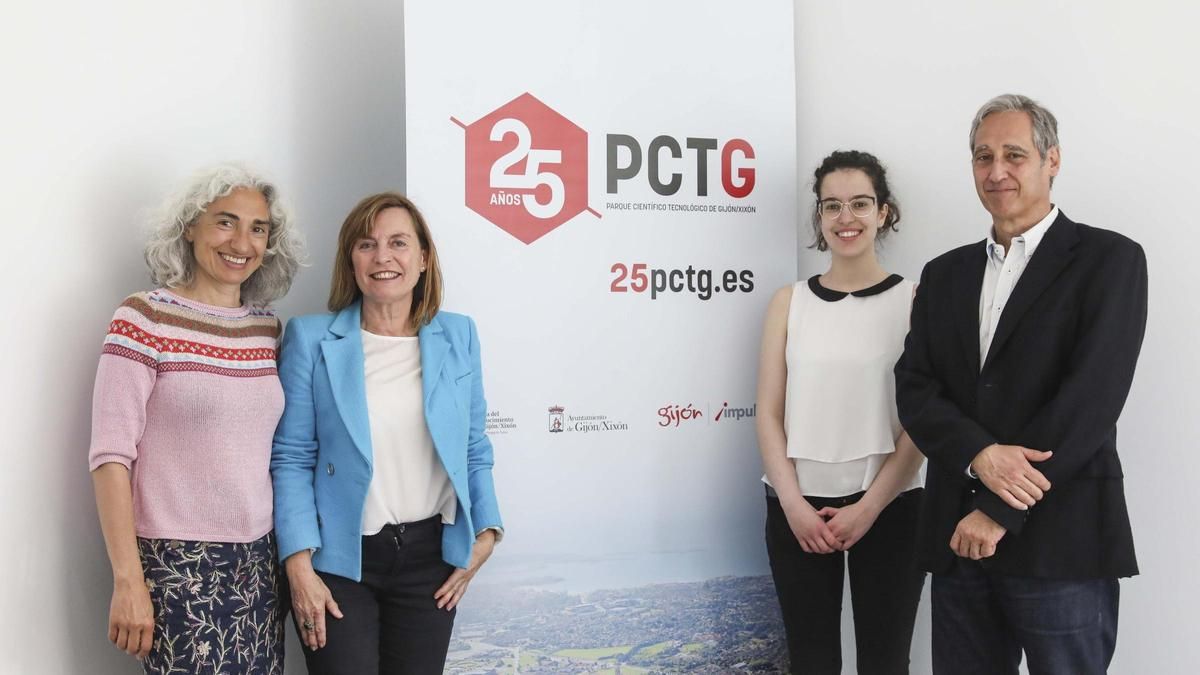 Gijón Impulsa Desayunos tecnológicos IUTAAplicaciones matemáticas para la saludZulima Fernández, Monse Fernández Antuña, Lucía Mallo y Eduardo Cuesta