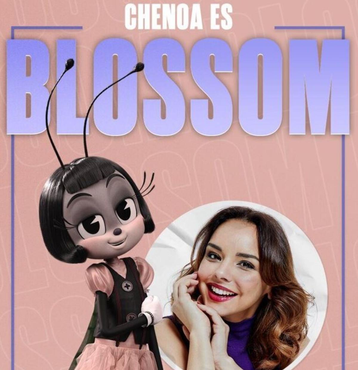 Chenoa será la actriz de doblaje de 'Blossom' en 'Amigos Imaginarios'