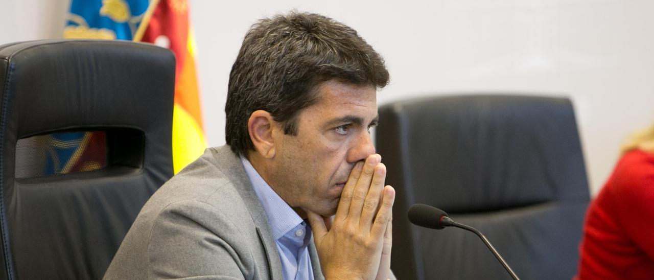 El presidente de la Diputación de Alicante, Carlos Mazón.