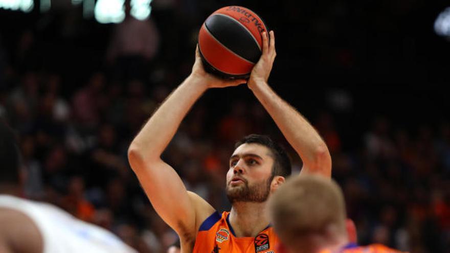 Mike Tobey, en el duelo ante el CSKA.