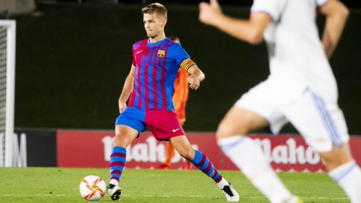 Arnau Comas, jugador del FC Barcelona B