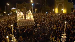 Procesión de la Macarena en Sevilla.