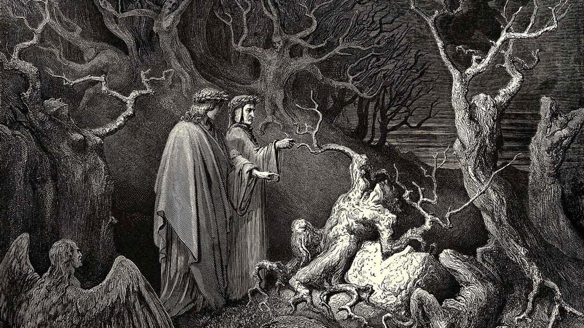 Ilustración de Gustave Doré sobre el Infierno en la obra de Dante