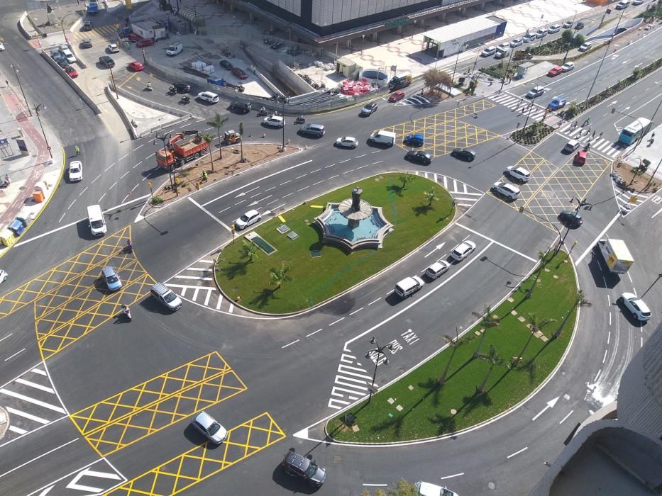 La avenida de Andalucía queda libre de las obras del metro de Málaga tras diez años.