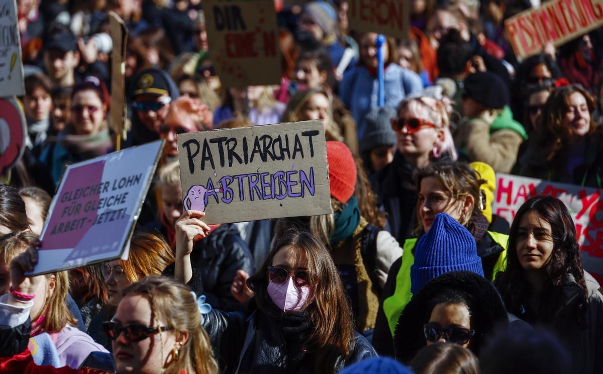 Manifestación del 8M en Berlín