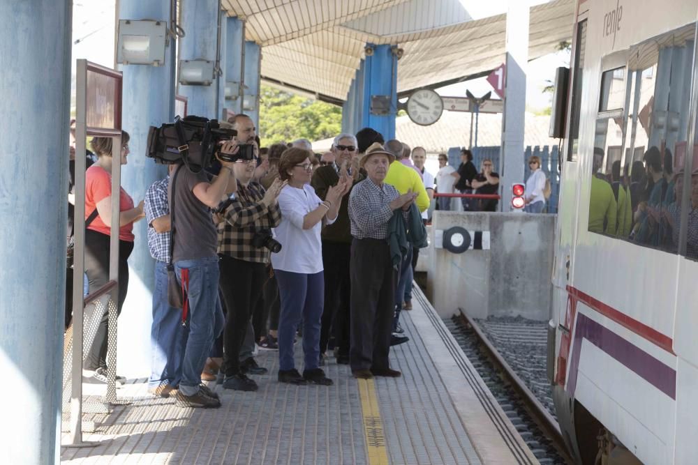 Los cercanías vuelven a Moixent tras 9 años