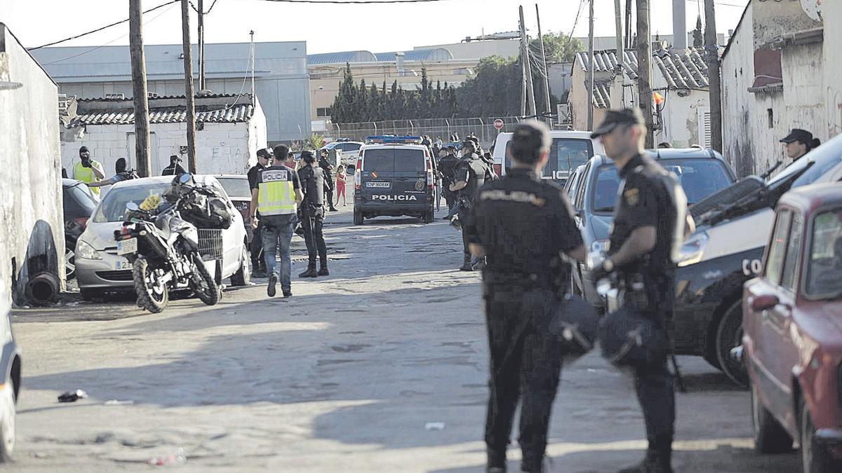 Los policías fueron atacados en el poblado de Son Banya el pasado 15 de noviembre.