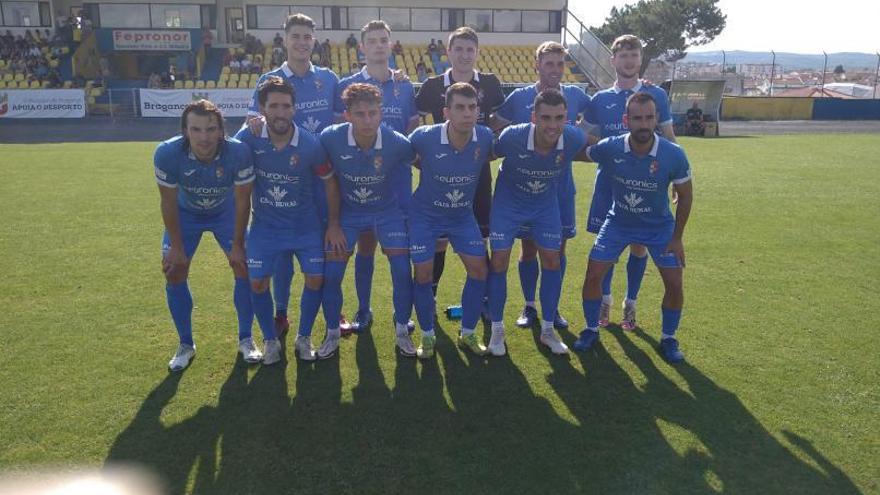 Once inicial del Villaralbo en Braganza, ayer. | Cedida