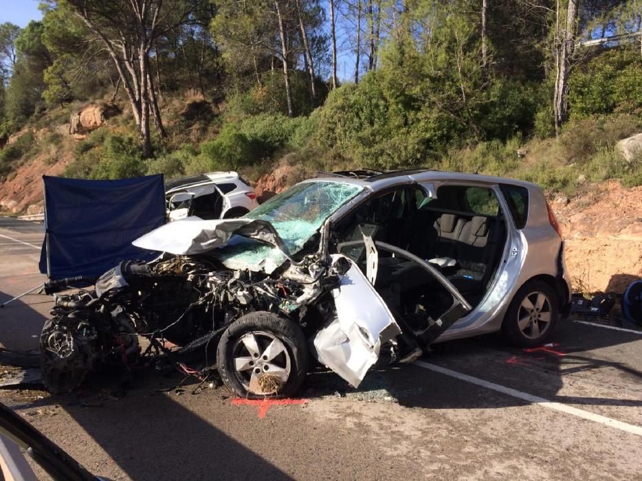 Accident mortal a Sant Salvador de Guardiola