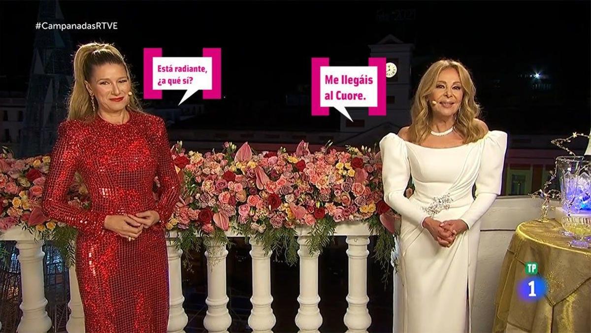 Ana Obregon Anne Igartiburu Campanadas 2020