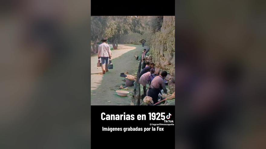 Imágenes de Canarias en 1925 emitidas por la FOX