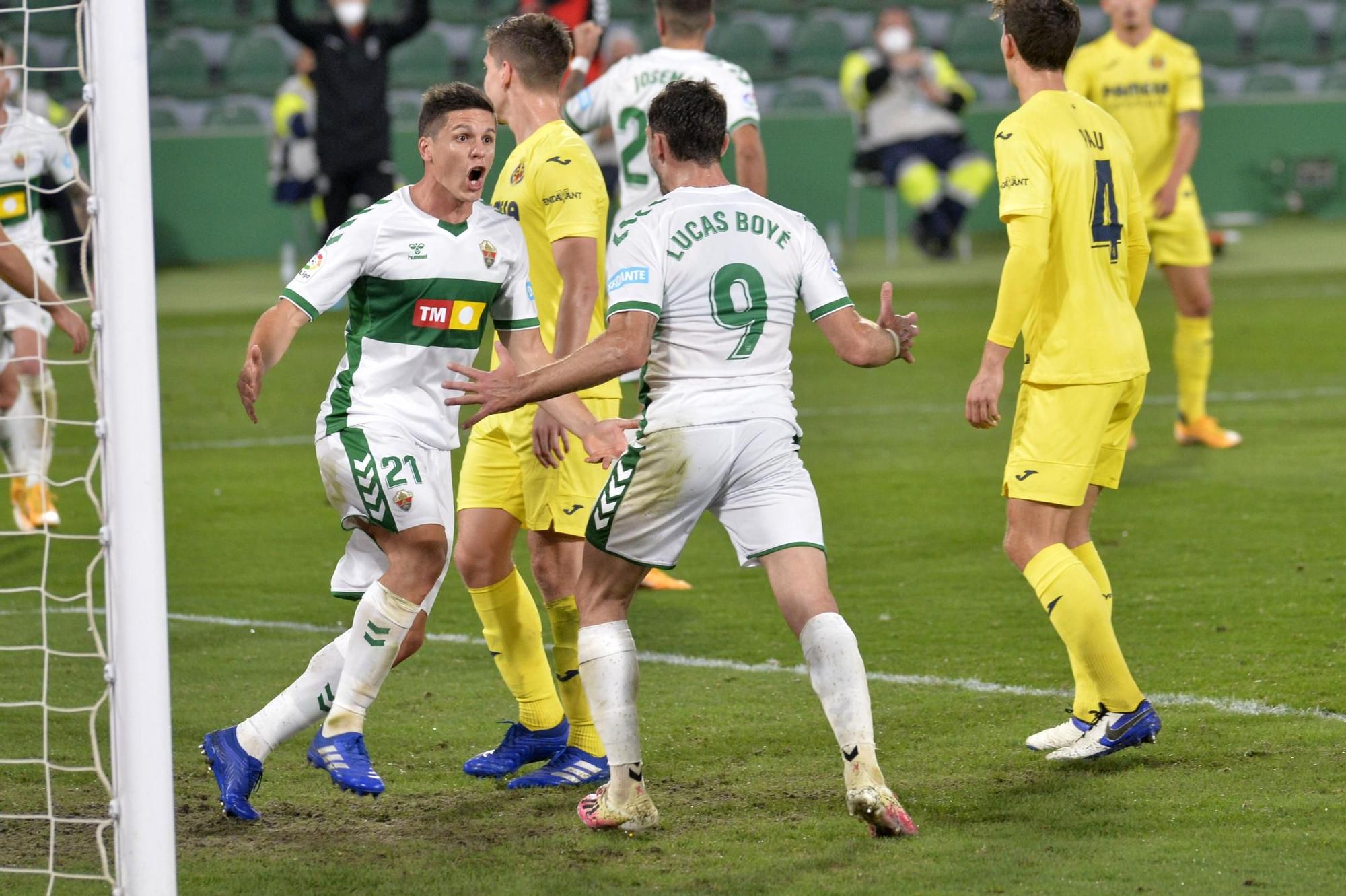 Elche CF - Villarreal, las imágenes del partido