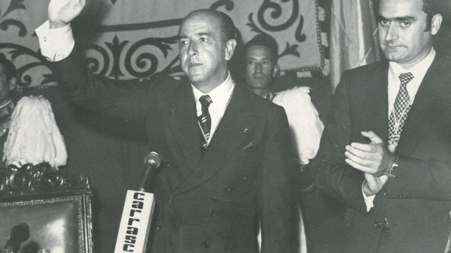 De la Torre con Utrera Molina en un acto cuando era presidente de la Diputación.