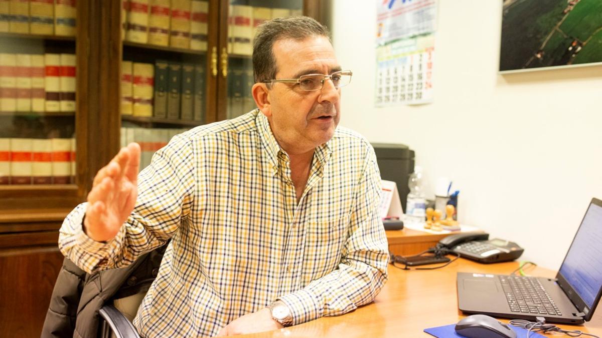 El presidente del Colegio de Agentes de la Propiedad Inmobiliaria (COAPI) de Cáceres, Francisco Marroquín.