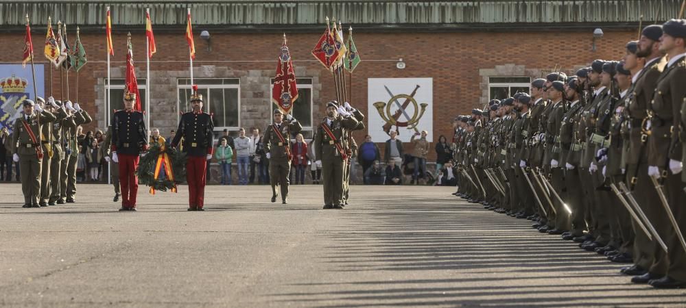 Parada militar del acto de celebración de la Inmaculada