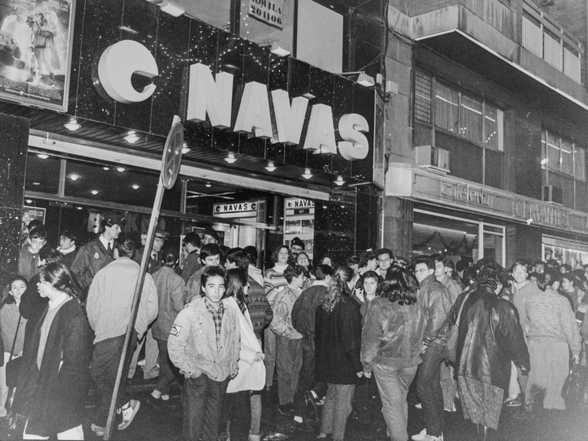 Antiguo cine Navas en 1989.