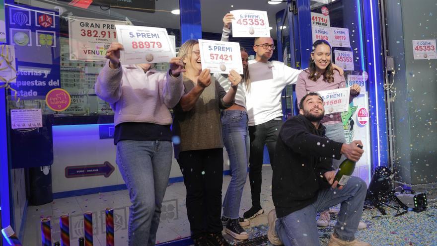 Las mejores imágenes del sorteo de Lotería de Navidad 2023.