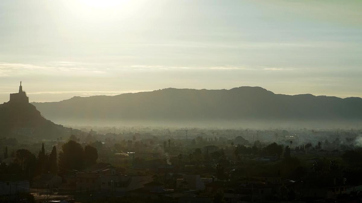 La ciudad de Murcia, en un episodio anterior de polvo sahariano
