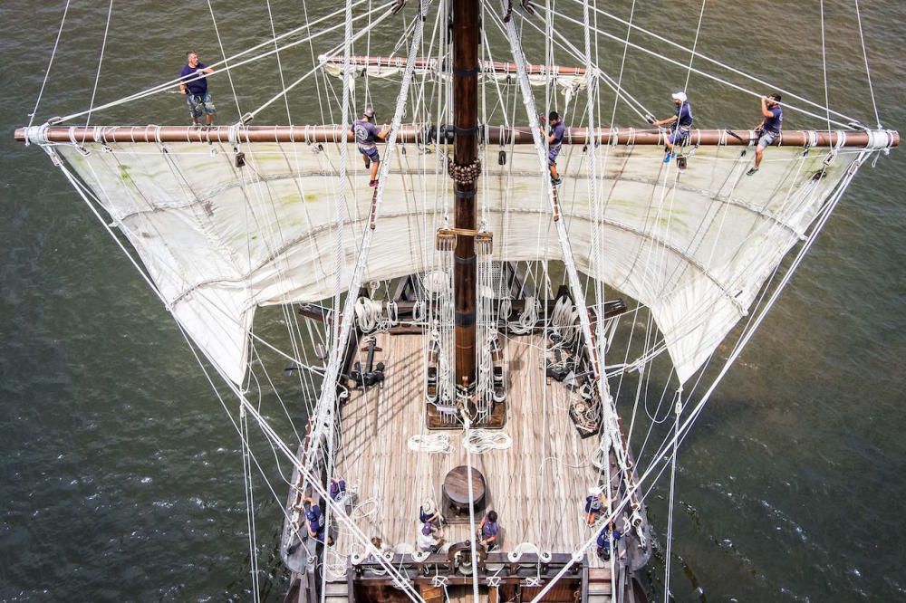 Así es el Galeón Andalucía, que podrá visitarse en Palma