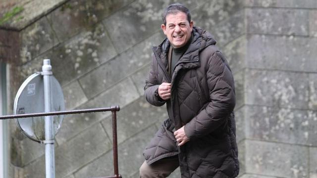 Gómez Besteiro, ayer, en Santiago de Compostela. | // XOÁN ÁLVAREZ