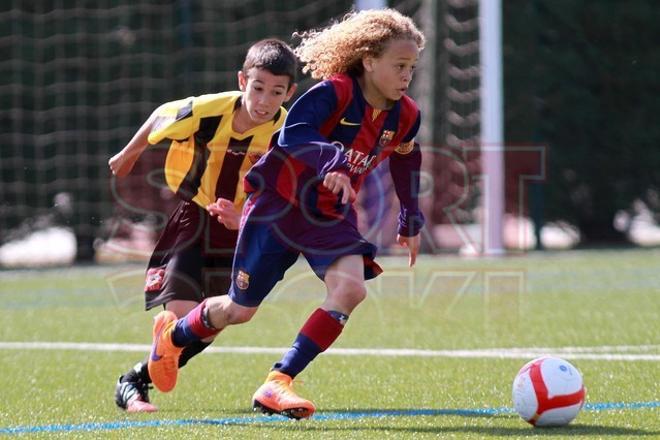 El Alevín A del FC Barcelona, campeón de Liga