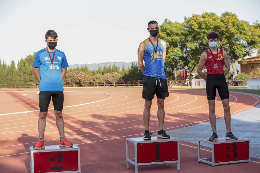 Campeonato regional de atletismo. Primera jornada