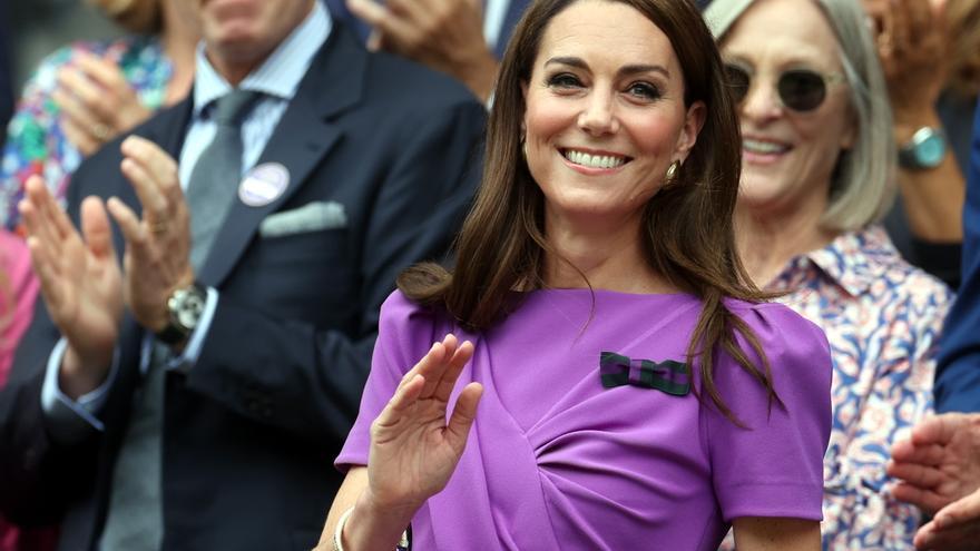 Kate Middleton deslumbra en la final de Wimbledon