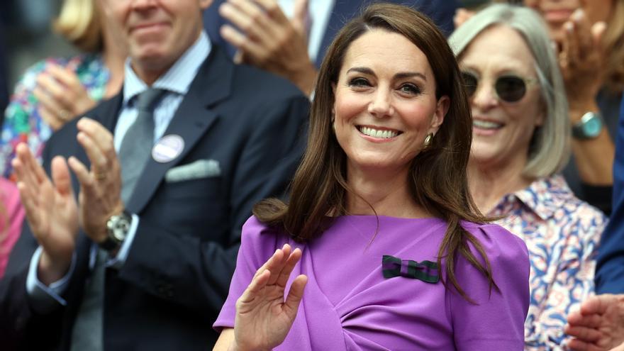 Kate Middleton deslumbra en la final de Wimbledon