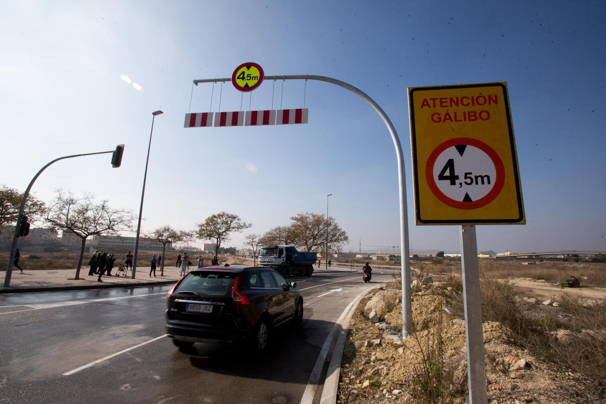 La apertura del tramo de la Vía Parque en el PAU 1 completa una nueva circunvalación en Alicante