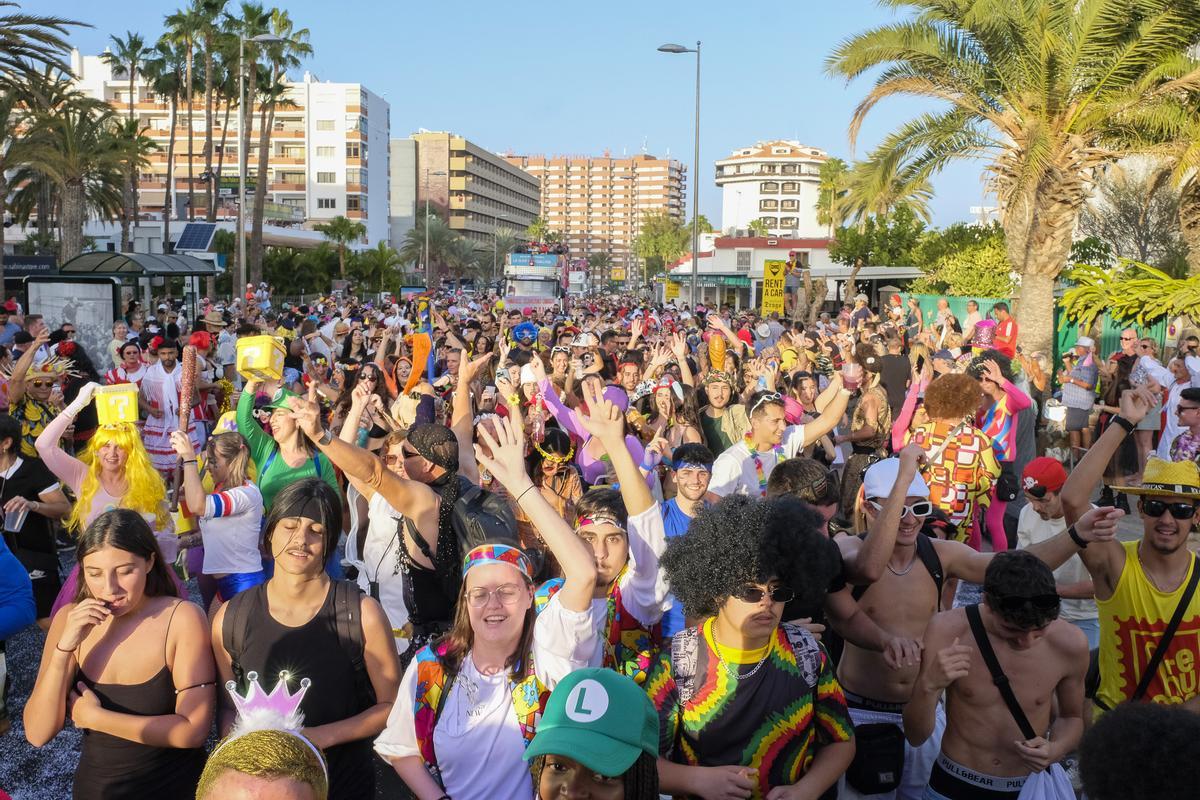 Imagen general del Carnaval de Maspalomas.