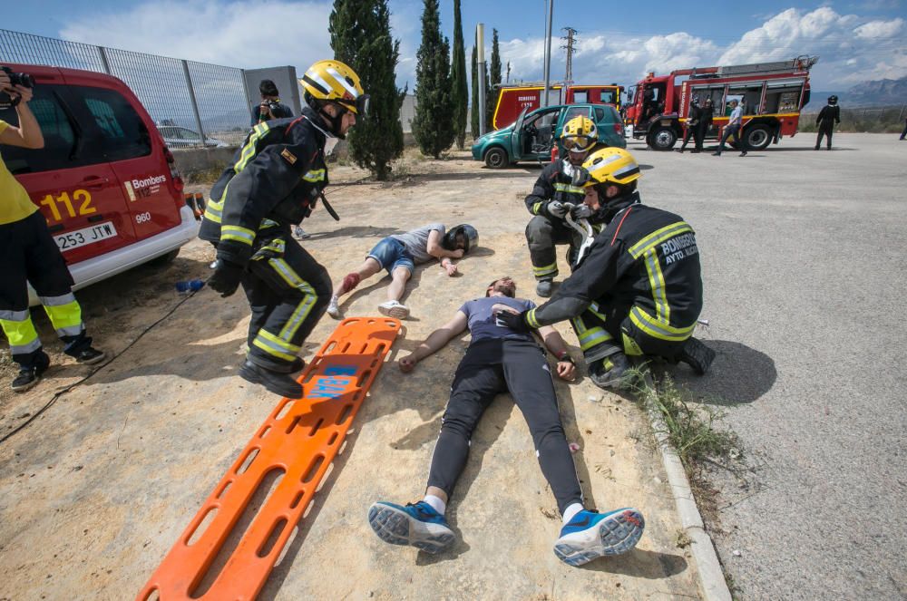 Simulacro de emergencias IES Leonado Da Vinci