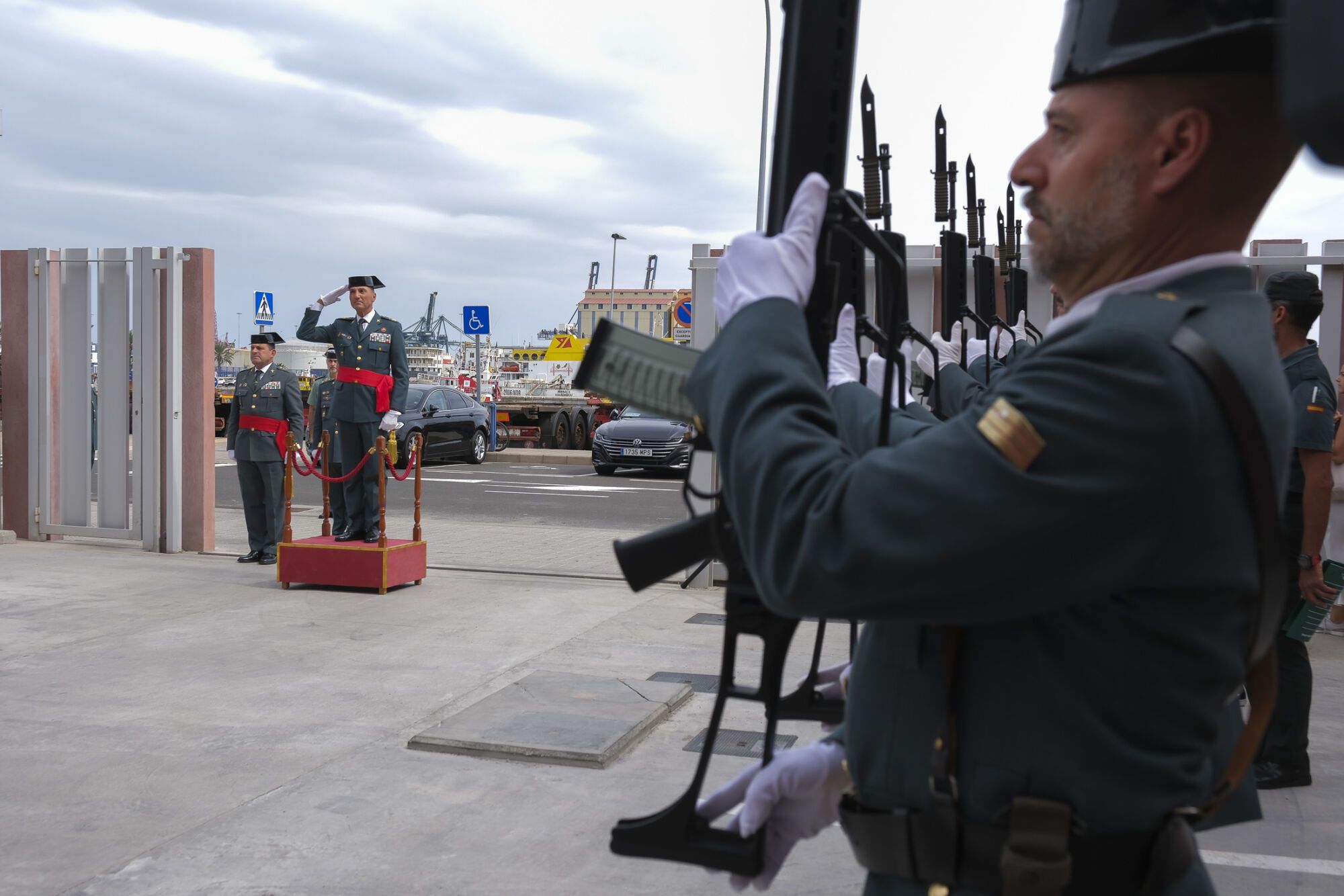 Inauguración de la Comisaría de la Guardia Civil en el Puerto de Las Palmas