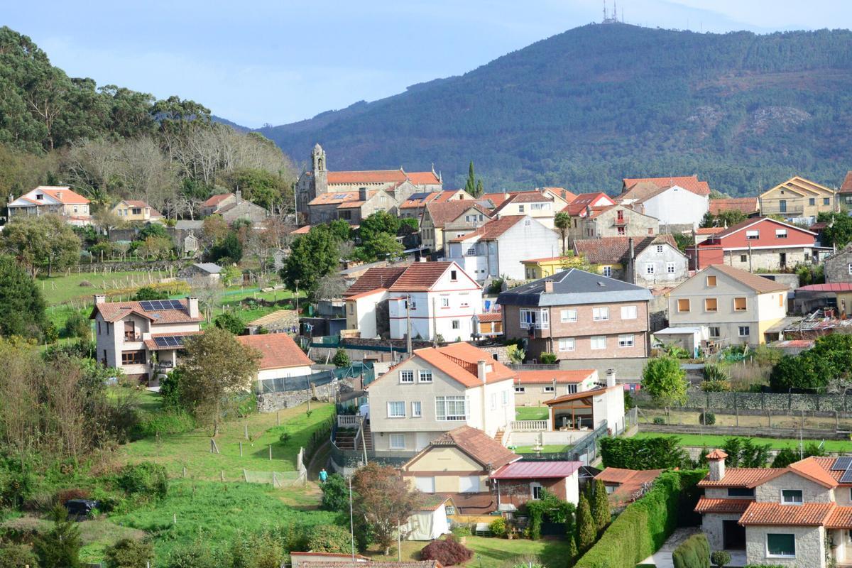 Vista del casco histórico de San Martiño.