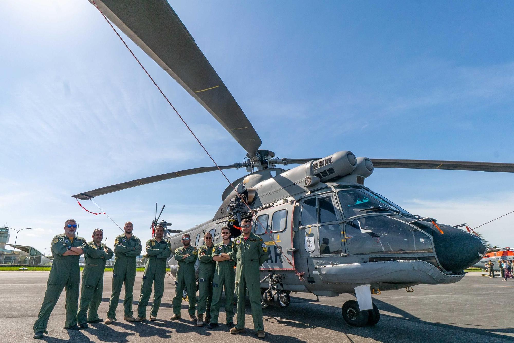 Aeródromo militar de Santiago. Visita a medios aéreos y terrestres en el marco del ejercicio Madrisar Samar 25