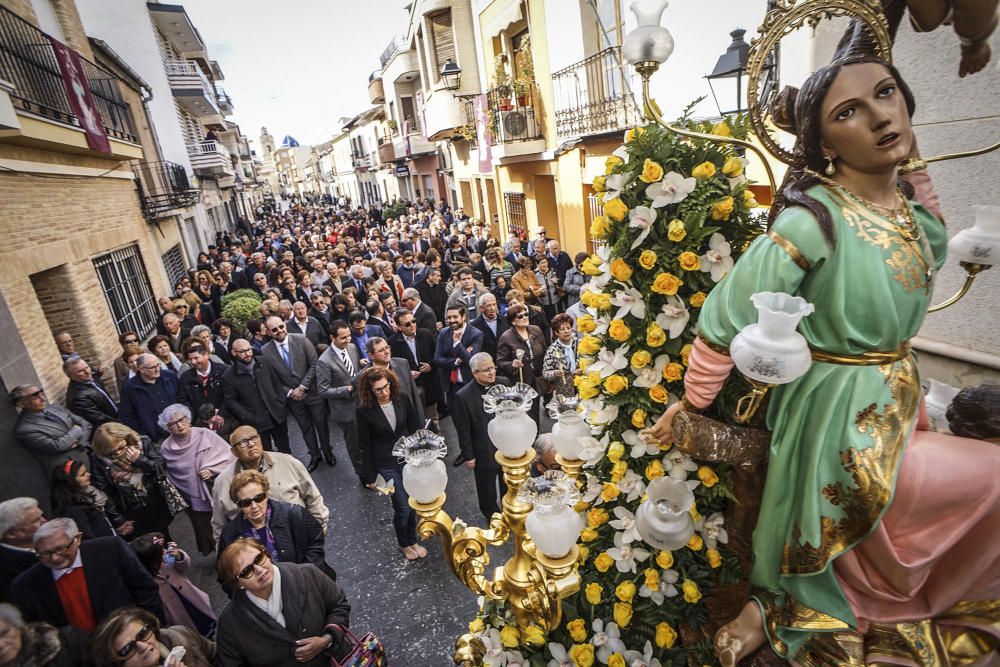 Catral celebra la romería de Santa Águeda y su mer